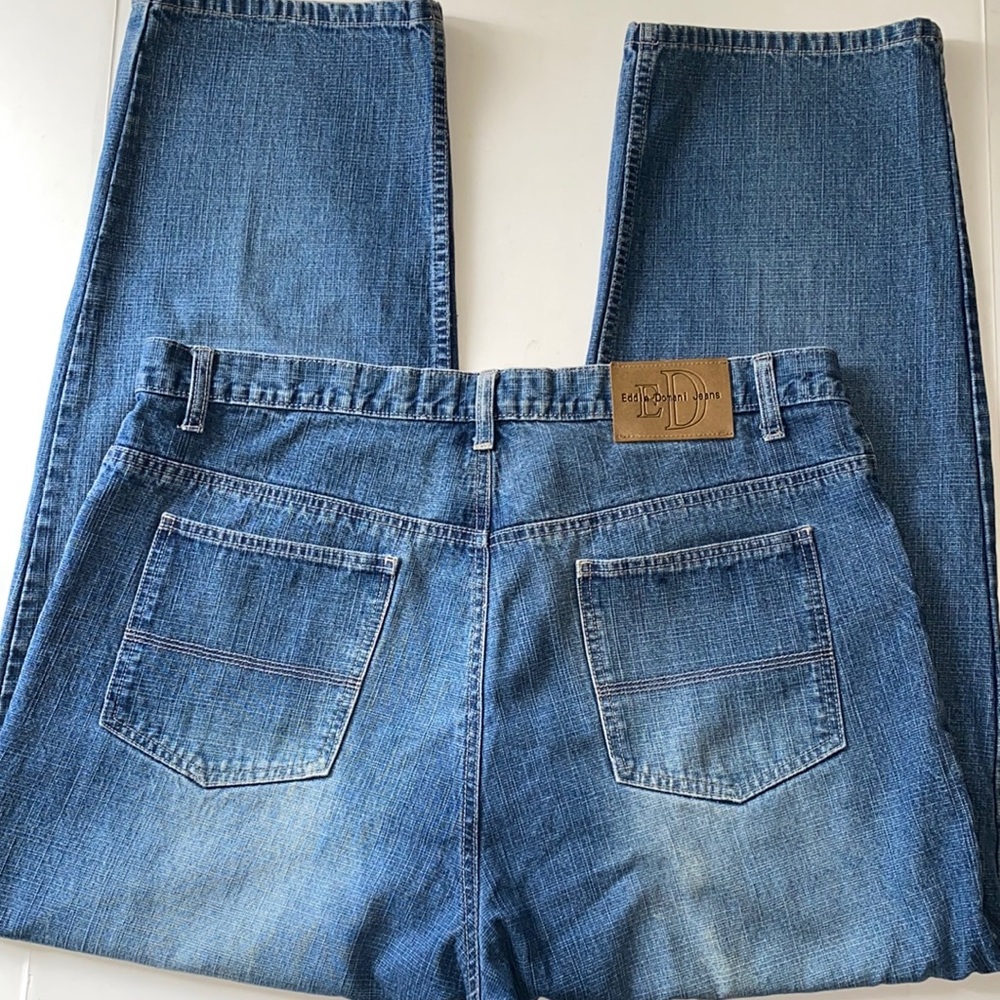 Eddie Domani Men  Denim Blue JeansSize 38x30